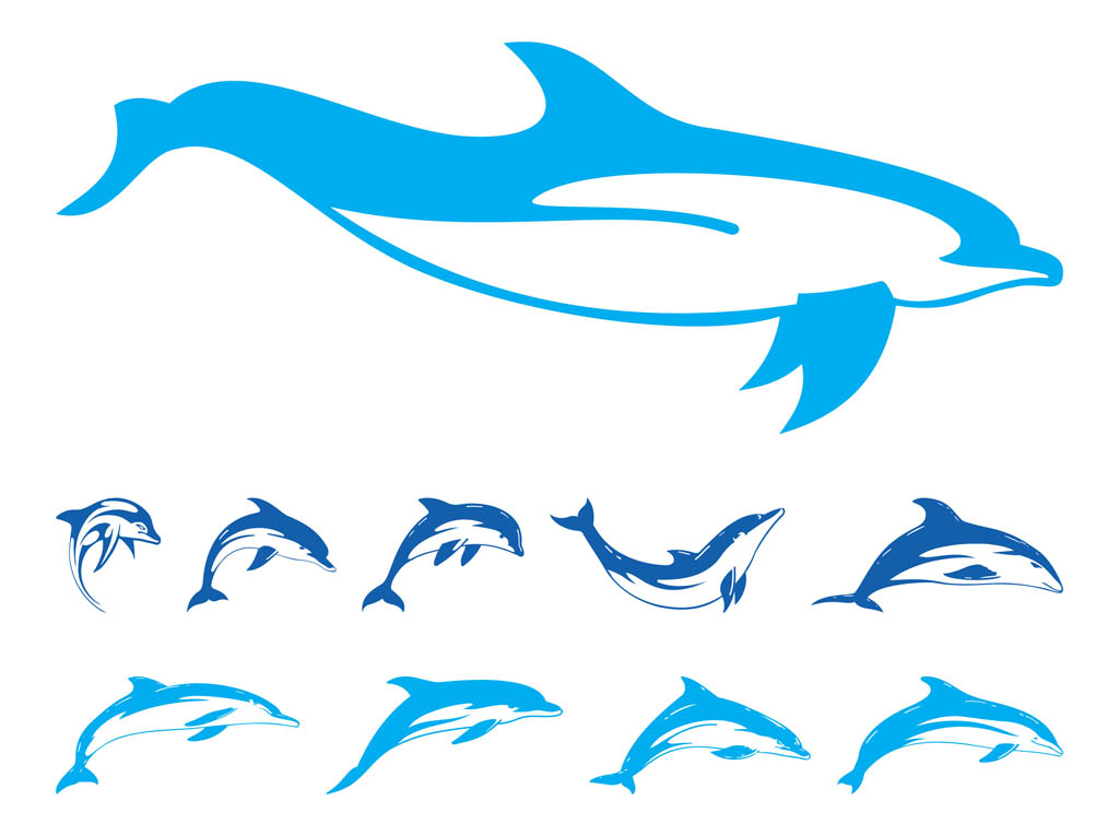 Dolphin Vector Art | Free Download Clip Art | Free Clip Art | on ...