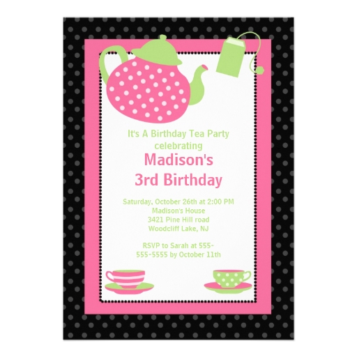 Tea Party Invitations Ideas - ClipArt Best