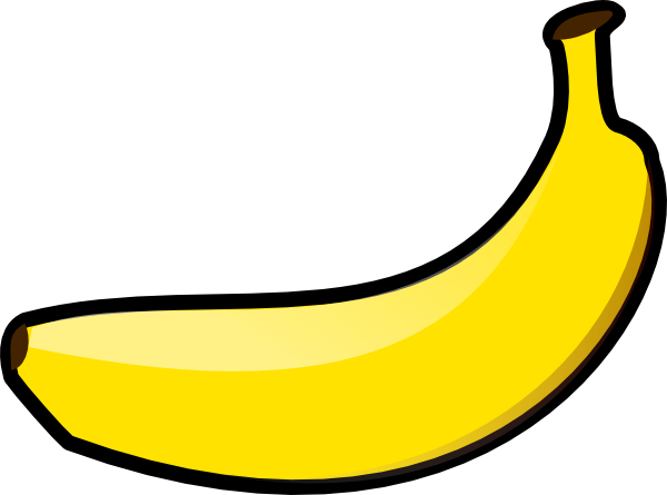 Banana Clip Art - vector clip art online, royalty ...