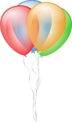 Balloons clip art vector, free vector images