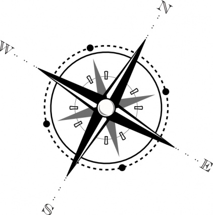 Free clipart map compass