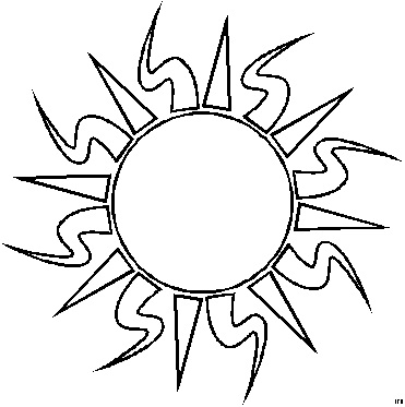 Printable Sun Coloring Pages | Coloring Me