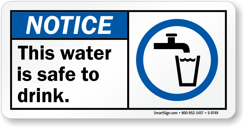 Potable Water & Fresh Drinking Water Signs | Free Shipping