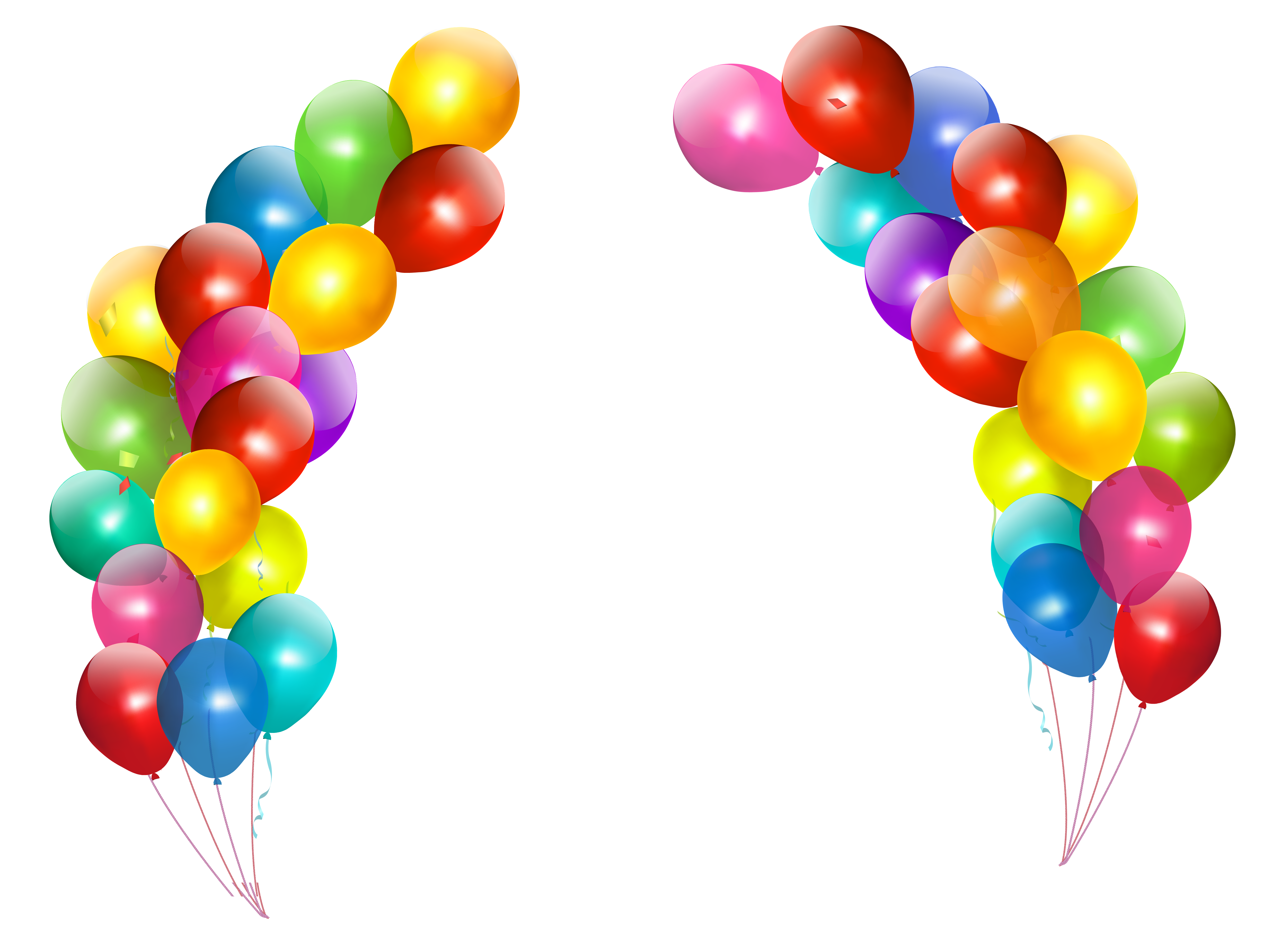 Colorful Balloons Clip Art – Clipart Free Download