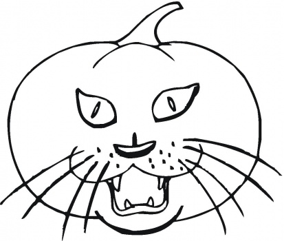 Cat Face Coloring Page - ClipArt Best