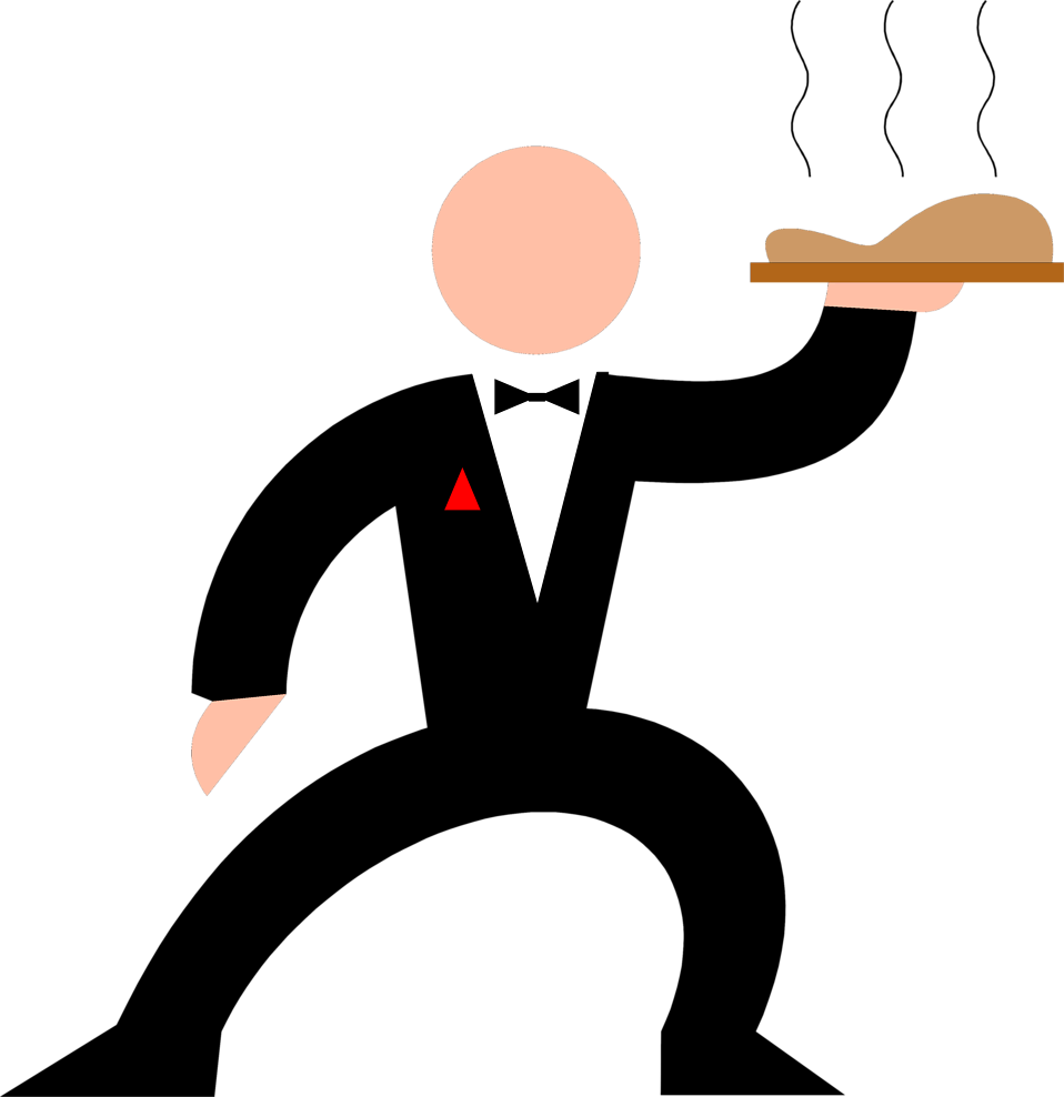 Amazing Waiter Clipart Image - All For You Wallpaper Site