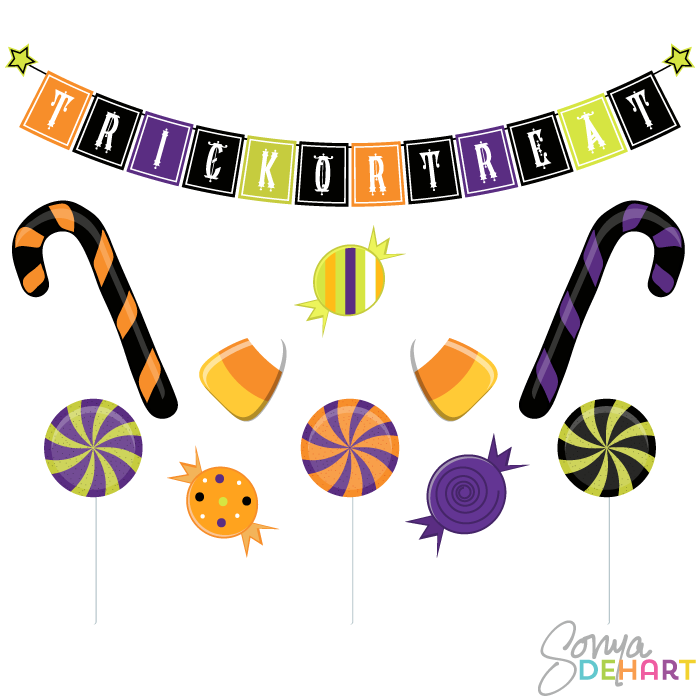 Halloween Candy Clipart