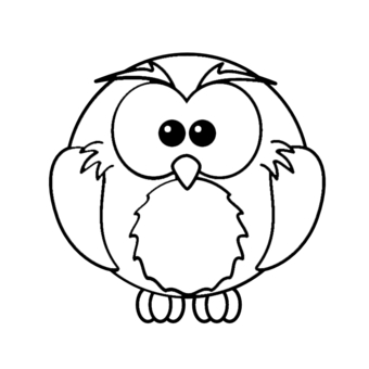Owl Outline Clip Art