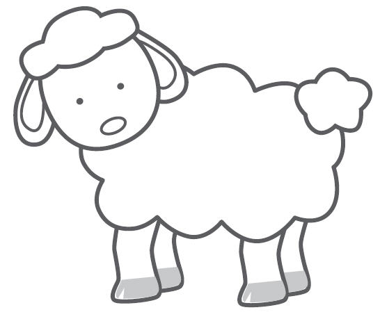 Sheep Line Drawing - ClipArt - Free Clipart Images