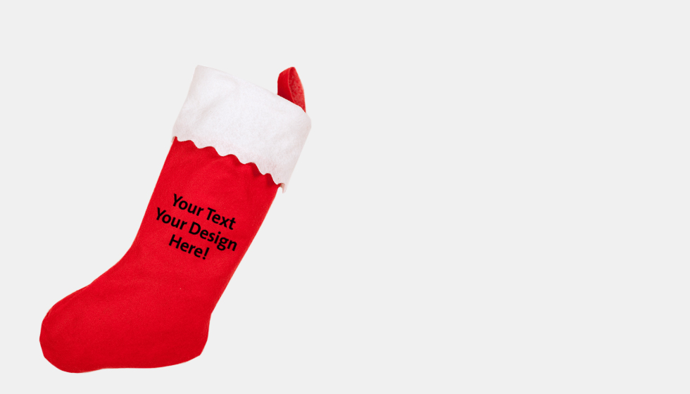 Create Personalised Christmas Stockings.