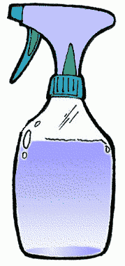 Cleaning Spray Clipart