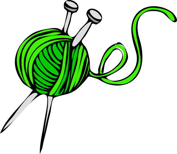 Green Yarn Clip Art - vector clip art online, royalty ...