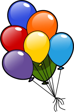 Cartoon Birthday Balloons