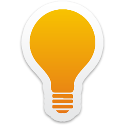 Light Bulb Icon from the Colorful Stickers Part 2 Set - DryIcons