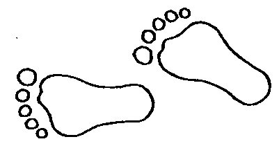 Footprint Stencil - ClipArt Best