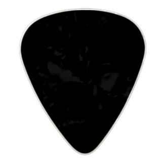 Plain Black Guitar Picks | Zazzle