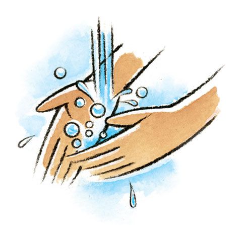 Hand washing clipart free