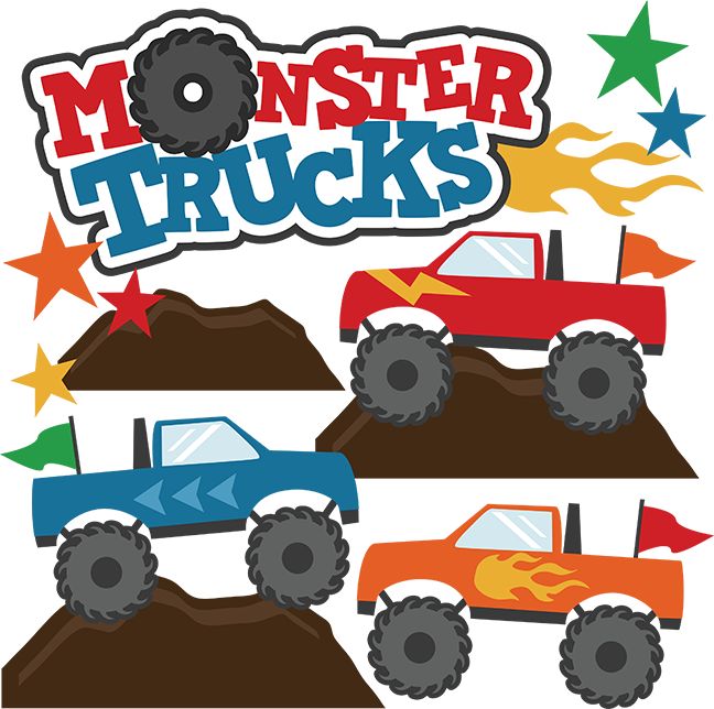 Monster truck teeth clipart