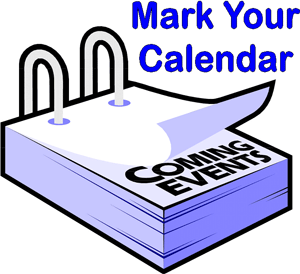 Mark your calendars clipart