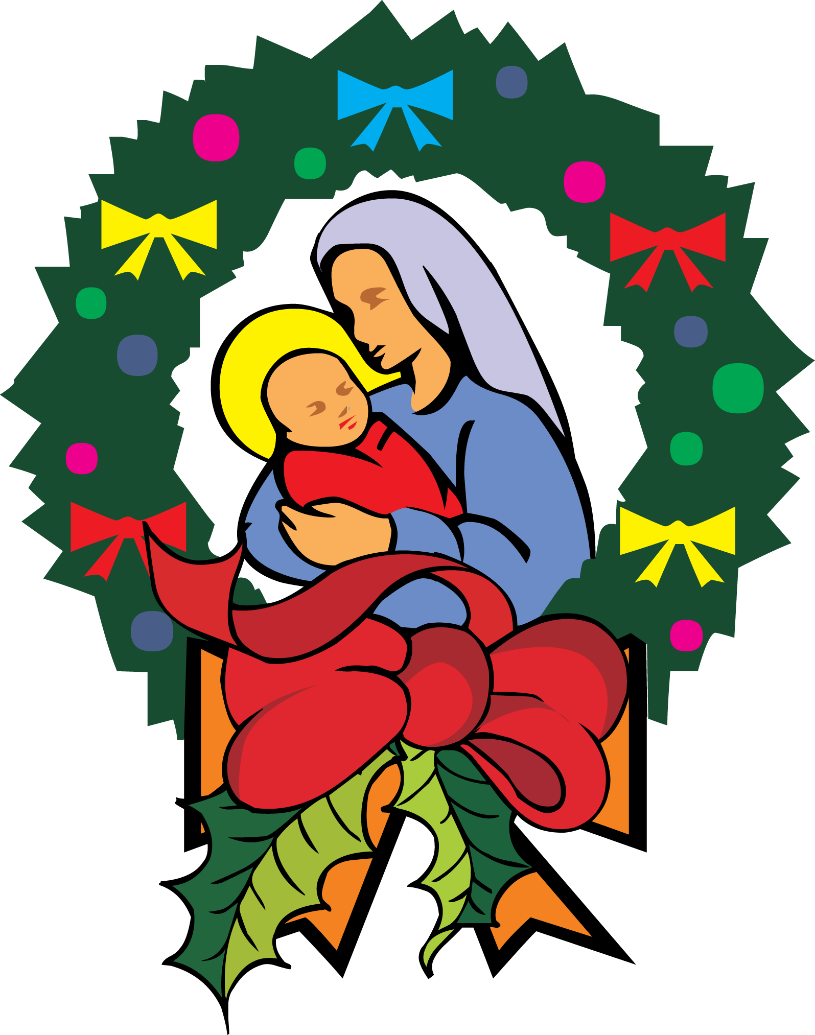 Christmas clip art jesus baby