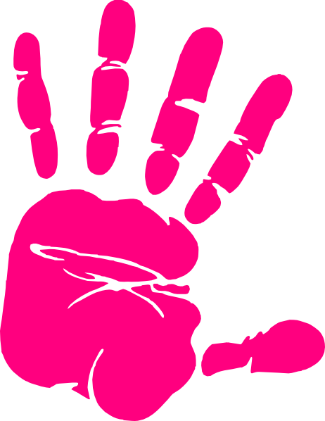 Best Photos of Pink Handprint Clip Art - Pink Hand Print Clip Art ...