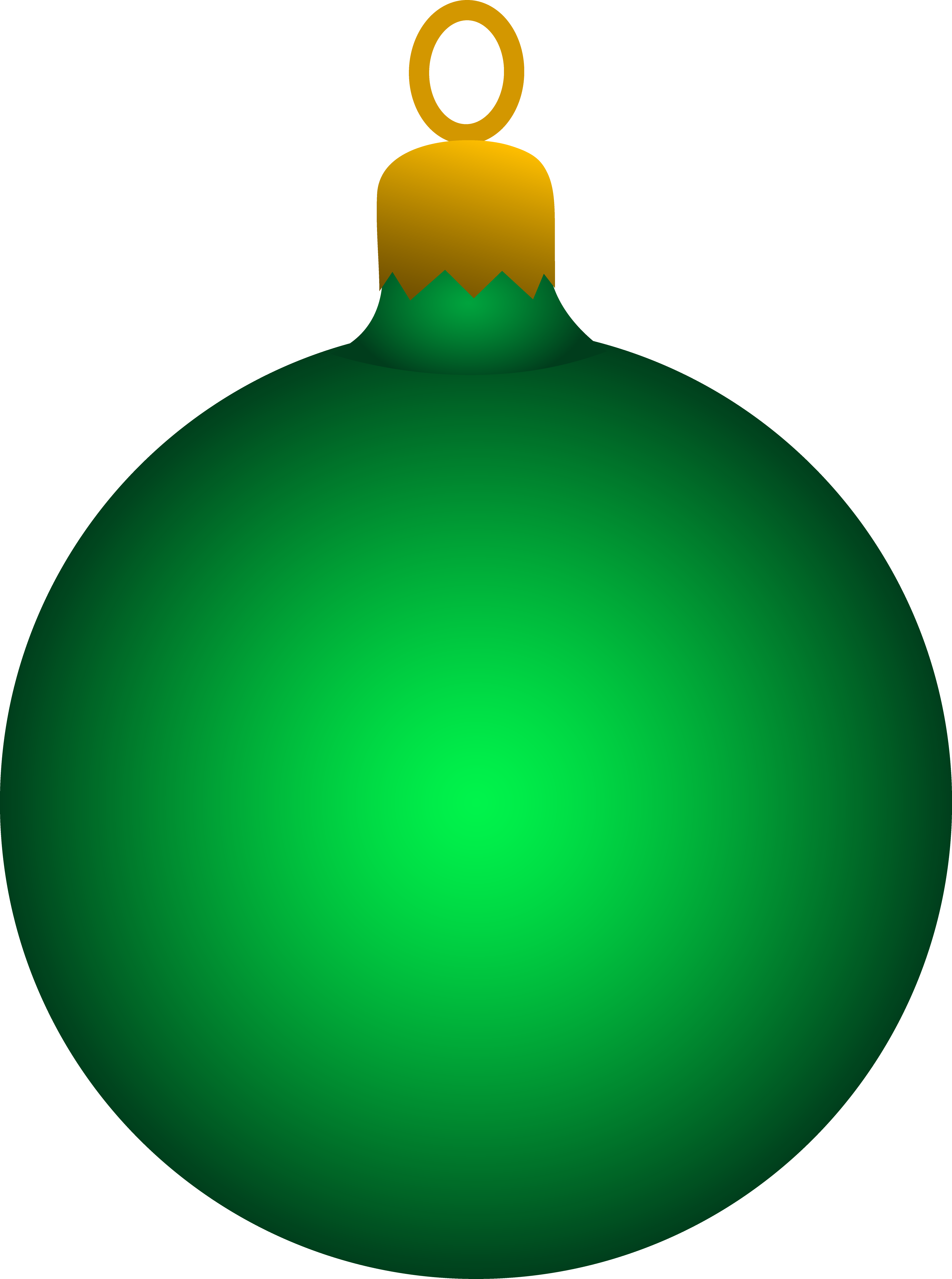 Christmas tree decorations clip art free