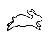 bunny outline