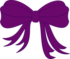 Purple Bow Clip Art - vector clip art online, royalty ...