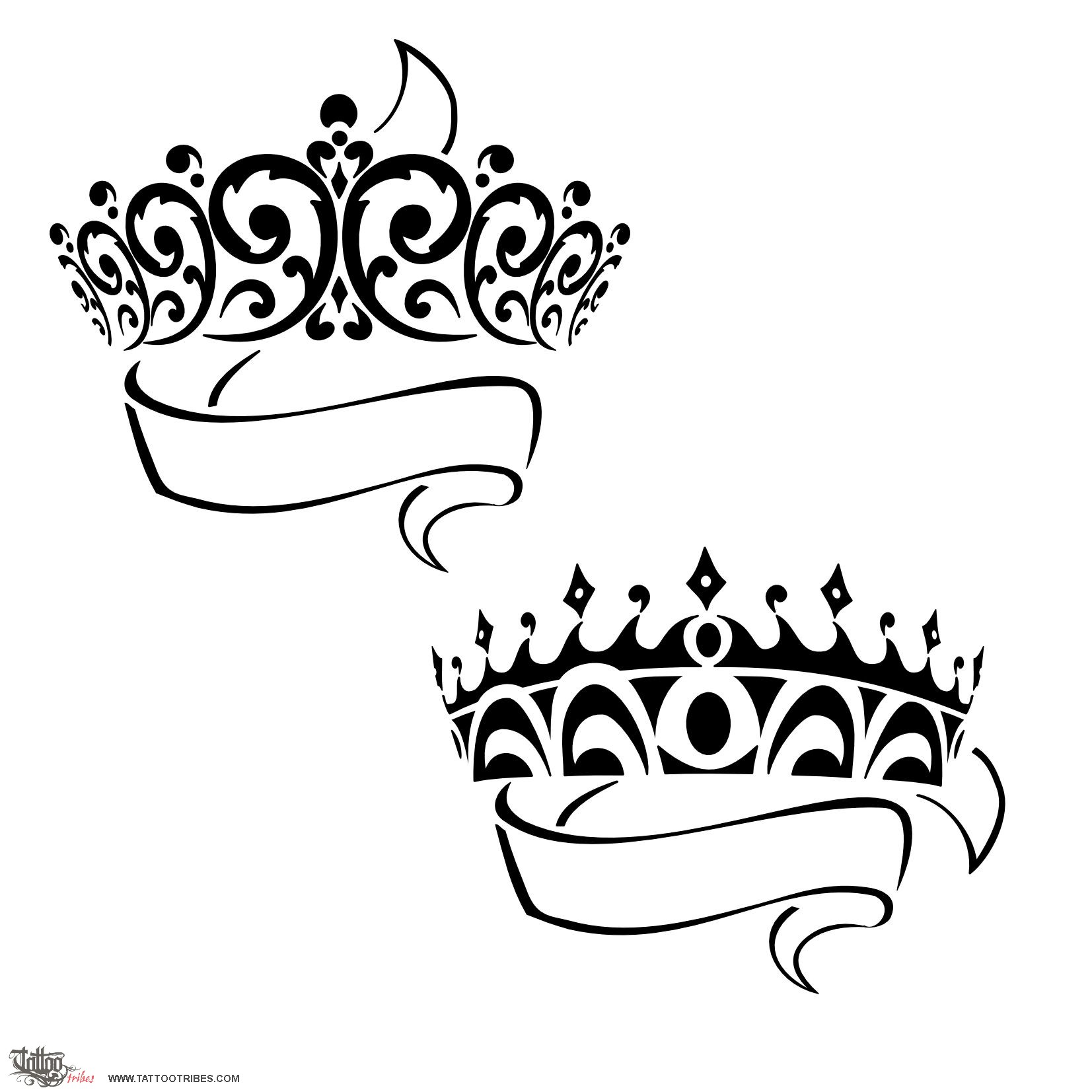 Simple Princess Crown Drawing