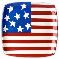 American Flag Plate | FaveCrafts.