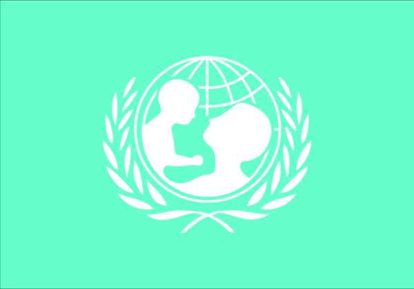 UNICEF flag - vector Clip Art