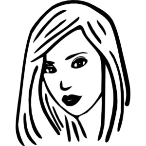 Girl Face clip art - Polyvore