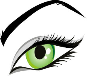 Girls eye clipart