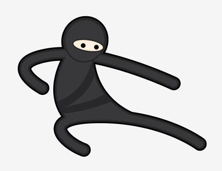 Create a Simple Vector Ninja Character in Illustrator