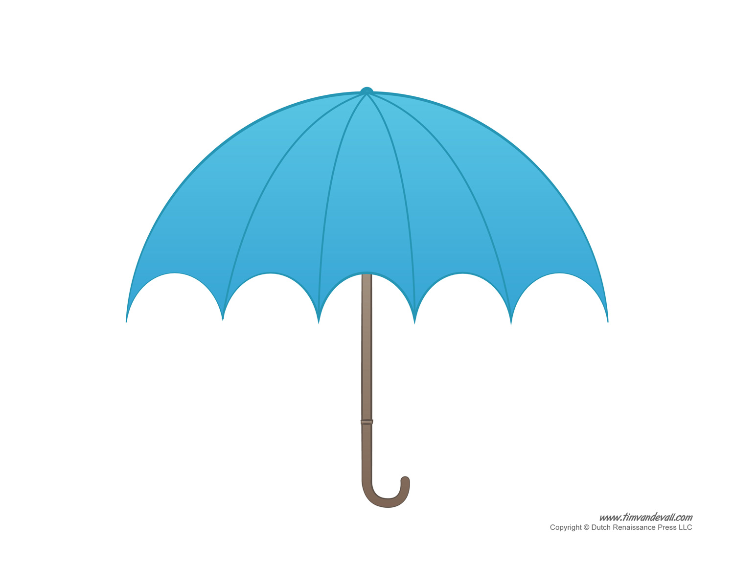 Best Photos of Umbrella Outline Printable - Rain Umbrella Template ...