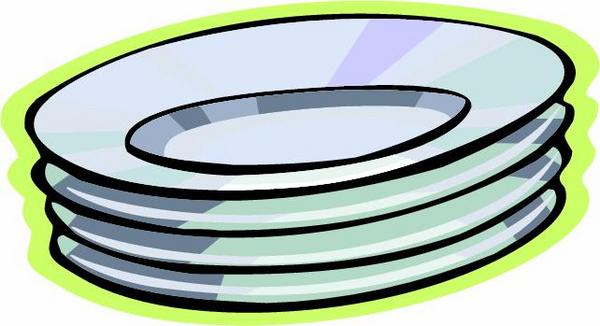 Clean Dishes Clipart