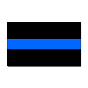 Amazon.com: Thin Blue Line Police Sheriff Car Decal / Sticker ...