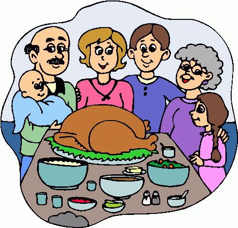 Clipart turkey dinner