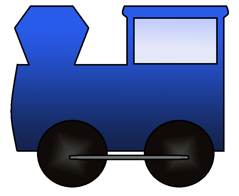 Train engine car clipart