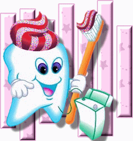 Moving clip art images of teeth, tooth brushing, mouth, lips and ...