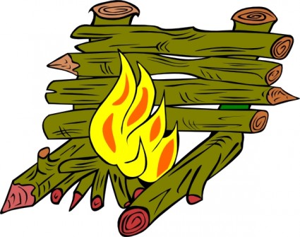 fire_catching_wood_clip_art_ ...