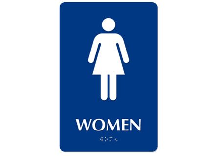 Girl Bathroom Sign - ClipArt Best