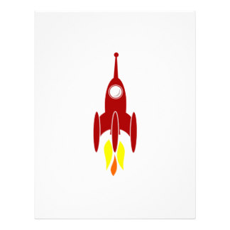 Space Rocket Letterhead, Custom Space Rocket Letterhead Templates