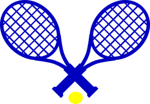Tenis Blue & Gold clip art - vector clip art online, royalty free ...