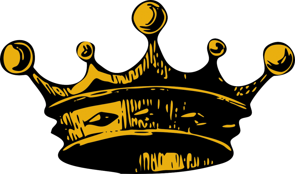 Clipart royal crown silhouette - Clipartix