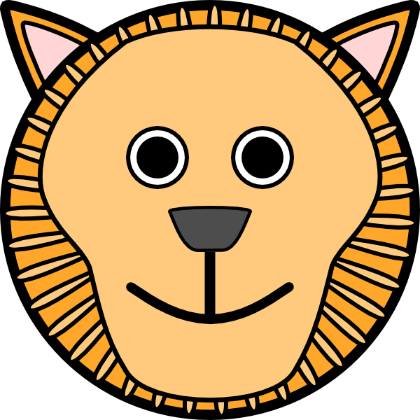 Lion Face Clipart