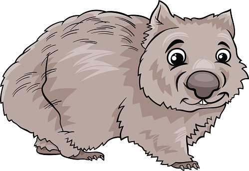 Wombat Clip Art, Vector Images & Illustrations