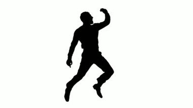 Jumping Silhouette Clipart - Free to use Clip Art Resource