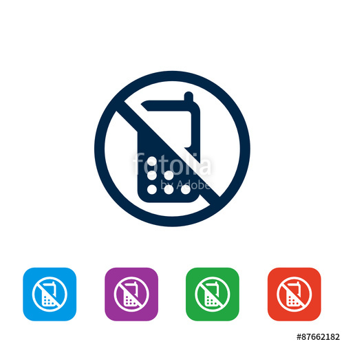 Mobile Not Allowed" Stock image and royalty-free vector files on ...