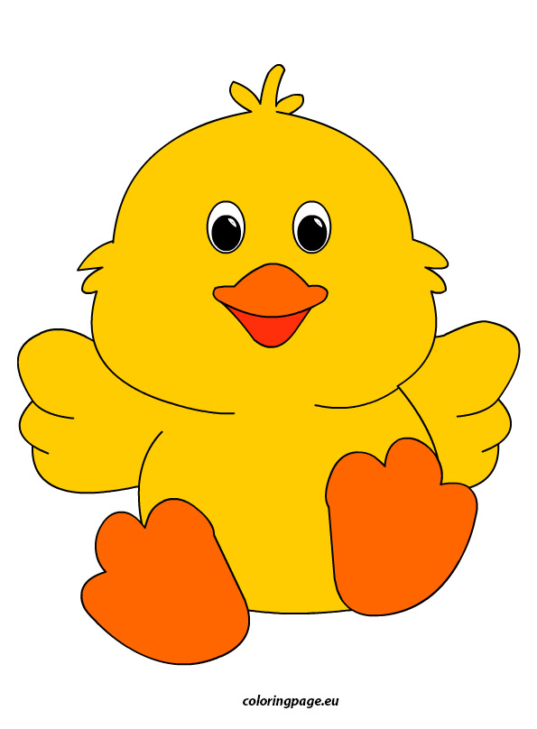 Easter Chick Template ClipArt Best